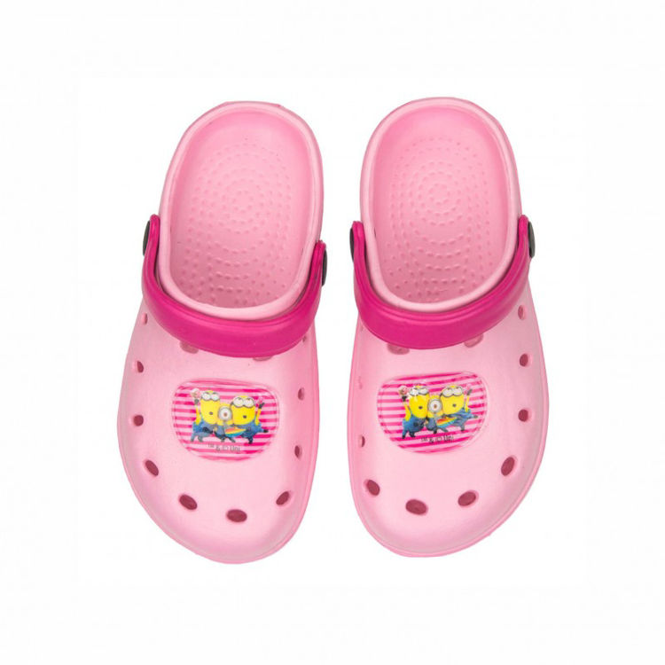 Picture of UN09851- MINIONS CROCS IN PINK / FUCHSIA COLOR